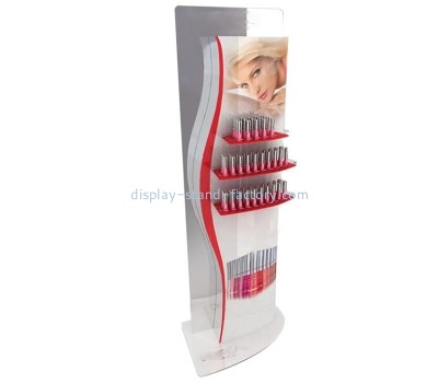 Perspex item manufacturer custom plexiglass large-scale supermarket LED skin care products display shelves NLD-081