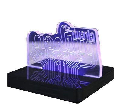 China acrylic manufacturer custom plexiglass luminous advertising tabble sign NLD-089