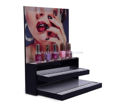 China plexiglass manufacturer custom acrylic makeup display stand NMD-808