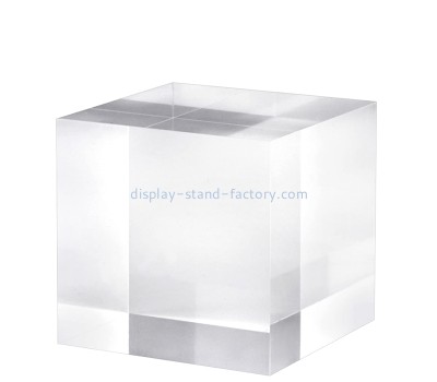China perspex manufacturer custom acrylic cube display block NLC-118
