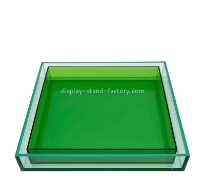 Perspex item manufacturer custom plexiglass tabletop organizer trays STD-437