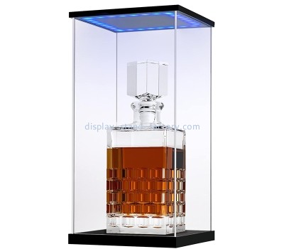 Perspex item supplier custom acrylic LED whiskey showcase NDD-120
