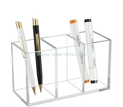 Lucite products supplier custom acrylic pen marker organizer holder NAB-1838