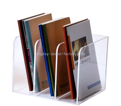 Plexiglass item manufacturer custom acrylic desk file organizer holder NBD-801