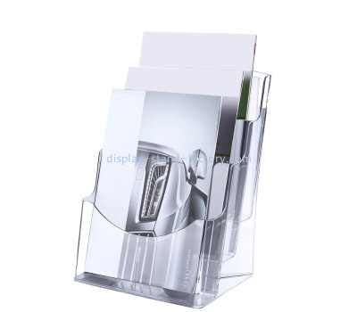Perspex products manufacturer custom acrylic 3 tier flyer holder NBD-803