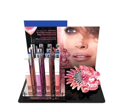 Acrylic item manufacturer custom perspex lipstick display rack NMD-818