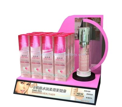 Acrylic products supplier custom acrylic skin care products display booth NMD-819