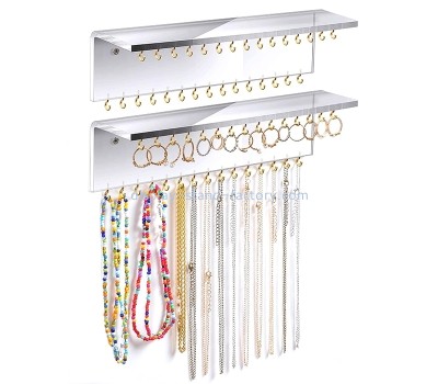 China perspex supplier custom acrylic hanging jewelry organizer holder NJD-288