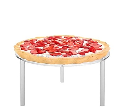 Custom clear acrylic dessert & pizza display stand holder NFD-403