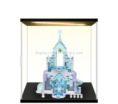 Custom clear acrylic LED model castle decoration box NDD-124