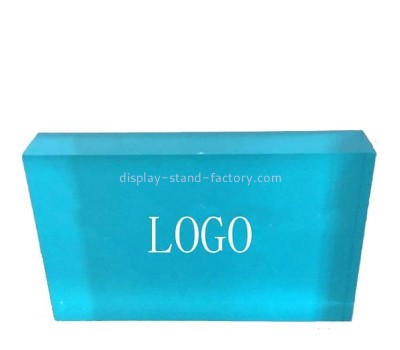 Custom acrylic logo block NBL-241