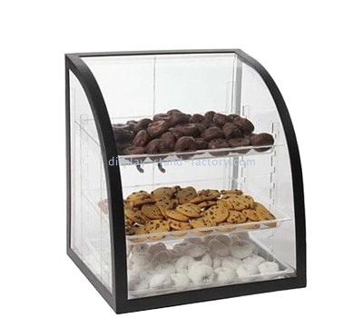 Custom acrylic 3 tier cookie organizer display cabinet NFD-408