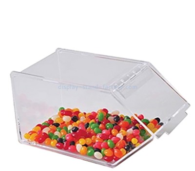 Custom acrylic clamshell candy organizer display box NFD-407