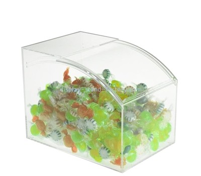 Custom acrylic candy organizer display box with clamshell NFD-409