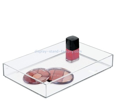 Custom acrylic tabletop cosmetics organizer tray STD-449