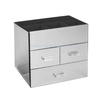 Custom acrylic tabletop organizer box with drawer NAB-1857