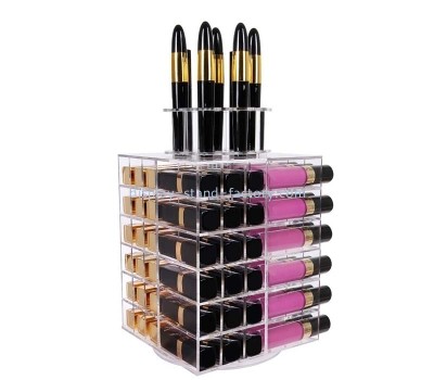 Custom acrylic multi compartments lipsticks display storage holders NMD-832