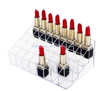 Custom acrylic multi compartments lipgloss display holders NMD-836