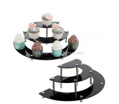 Custom acrylic 3 tiers cupcake display risers NFD-416