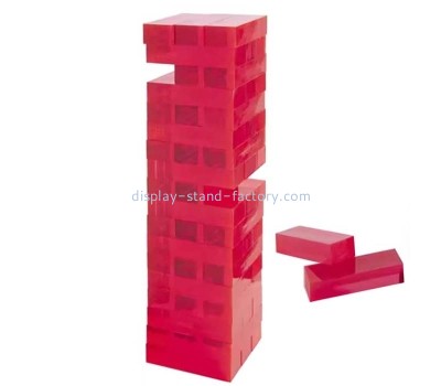 Custom acrylic stacking tumble tower blocks for Kid NLC-138