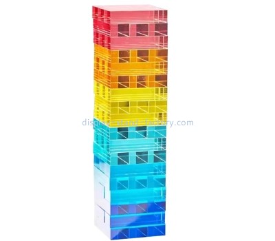 Custom acrylic stacking tumbling tower game building blocks NLC-137