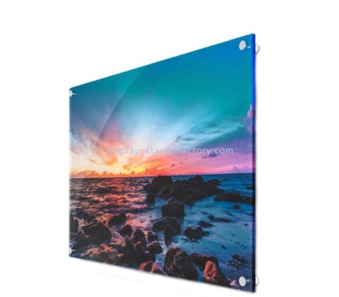 China plexiglass manufacturer custom acrylic wall mounted picture frame NOD-087
