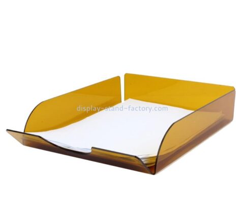 Perspex ürün üreticisi özel pleksiglas belge düzenleyici tepsi STD-143