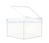 Lucite kutu üreticisi özel pleksiglas saklama kutusu akrilik kutu NAB-1806