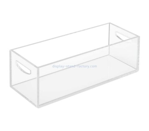 Akrilik fabrika özel pleksiglas saklama kutusu kulplu perspex kutu NAB-1723