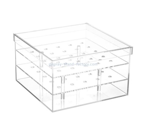 Plexiglass supplier custom acrylic gift box perspex flower box NAB-1719