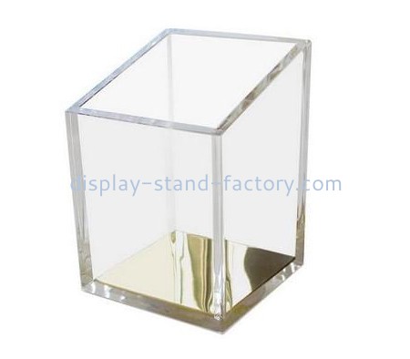 Acrylic supplier custom plexiglass pen holder box NAB-1651