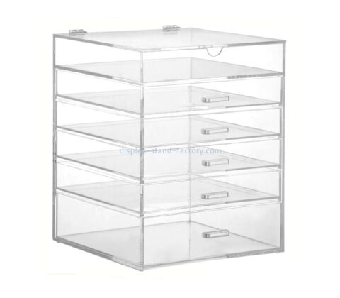 Pleksiglas üreticisi özel lucite çekmece akrilik orgniser kutusu NAB-1551