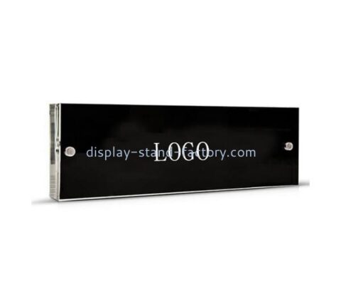 Поставщик OEM подгонянный акриловый блок знака NOD-066