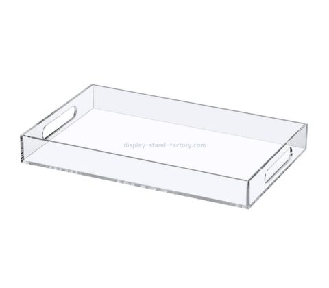 Поставщик Lucite подгоняет акриловый поднос для подачи кофе STD-269