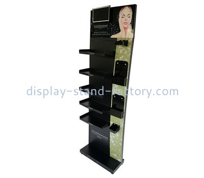 Acrylic supplier customize perspex cosmetic display stand for shop NMD-776