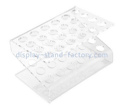 Lucite manufacturer customize acrylic makeup brushes display racks NMD-729