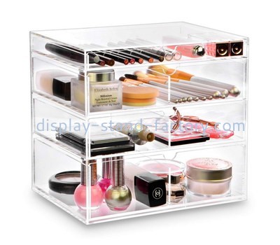 Custom plexiglass drawer box acrylic make up organizer lucite cosmetic box NMD-570