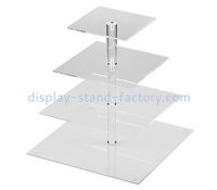 Custom 4 tiers acrylic cake display stands NFD-206