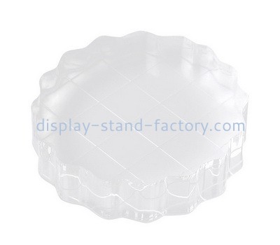 Custom sunflower shape acrylic stamping block NBL-043