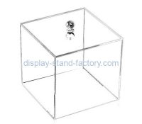 Custom square clear acrylic box with lid NAB-1378