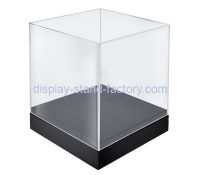 Custom 5 sided acrylic box with black base NAB-1318