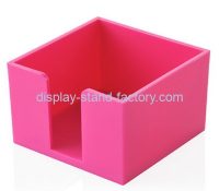 Pembe akrilik not defteri tutucusunu özelleştirin NAB-1176