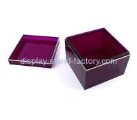 Customize perspex box with lid NAB-960