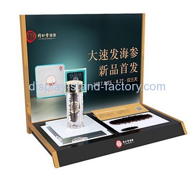 Customize plexiglass cosmetic stand display NMD-317