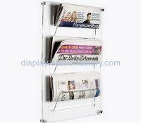 Customize acrylic wall hanging brochure holder NBD-487