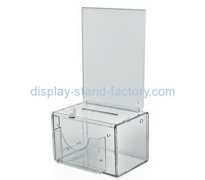 Customize acrylic small ballot box NAB-688