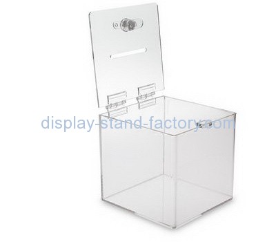 Customize acrylic transparent ballot box NAB-687