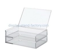Bespoke clear acrylic box with lid NAB-526