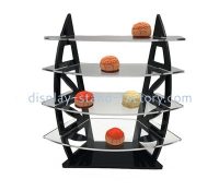 Acrylic plastic supplier custom lucite cake stands for cupcakes NFD-084