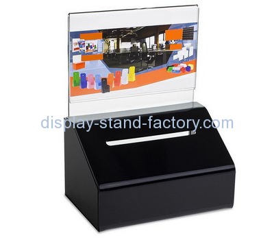China acrylic manufacturer customized charity christmas boxes NAB-315